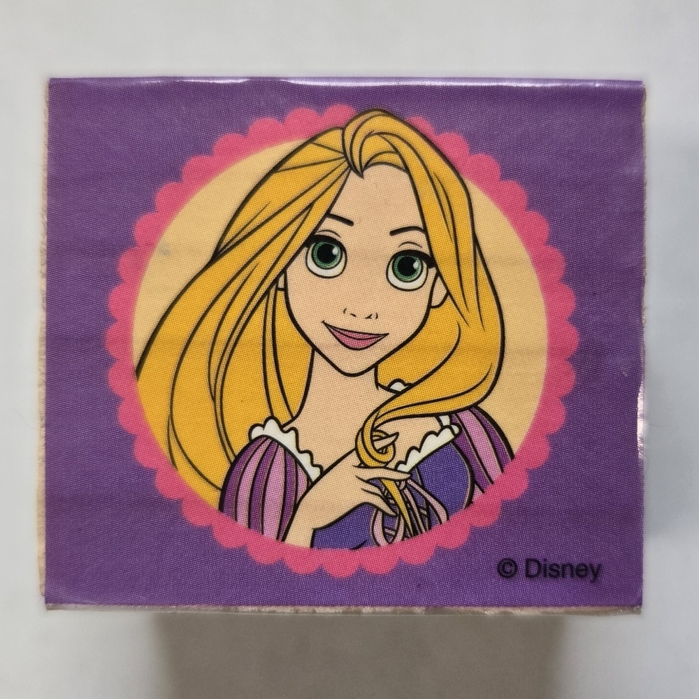 Rapunzel Disney Wood Mounted Rubber Craft Stamp Excellent Condition